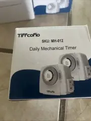 Indoor Mechanical Outlet Timer, 3 Prong Timers for Electrical Outlets, 2 in box