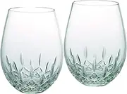 [WATERFORD] Lismore Nouveau Stemless Wine Glass, 12 OZ, Clear