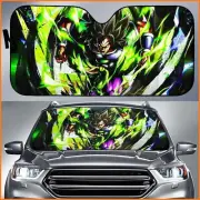 Dragon Ball Super Broly Anime Auto Sun Shade Car Sunshade Insulated Sunshade