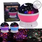 LED Galaxy Starry Sky Projector Night Light Ocean Wave Star Moon Room Decor Lamp