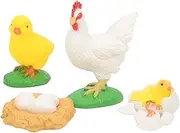 Highly Simulation Vivid Clear Texture Life Cycle Model, Children Animal Model, Finely Polished Child Infants Expand Learning Knowledge kids(Chicken growth cycle)