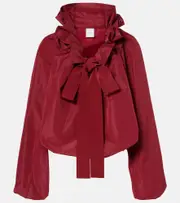 [Patou] Patou Iconic ruffled blouse AU 14 red