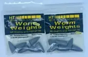 (2) HI-TECH TACKLE 3/8OZ. WORM WEIGHTS 6PCS PER PACK