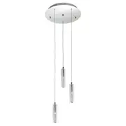 Tina LED 3L Void Glass Pendant Lights Clear | Marden Designer
