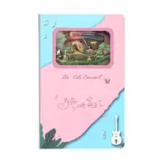 Cats Music Concert Notebook Sketchpad 120 Pages Gridded Drawing Books Notepads