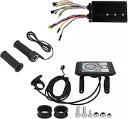 TDR 72V 3000W 80A Dual Mode Sine Wave Ebike Controller UKC1 LCD Display Kit Twist Throttle 3.5 Inch IPS Screen Electric Bike Meter Speed Power