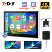 Dual 4K 7" Touch Dash Camera Cam GPS Car Recorder WIFI CarPlay Android Auto OZ