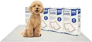 Harbour Housewares Disposable Puppy Pads - 60cm x 89cm - 40x Extra-Large Absorbent Puppy Training Pads Leak-Proof Pee Pads for Dogs, Cats, Kittens Potty Training Mats