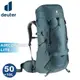 【Deuter 德國 AIRCONTACT LITE 50+10L拔熱式透氣背包《深灰藍》】3340521/登山後背包/自助