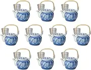 Set of 10, Kuresumaki Tsutana with U No. 10 Earthenware Pot, 6.5 x 5.3 inches (16.5 x 13.5 cm), 1900cc | Arita Yaki Pot, Setomonohonpo