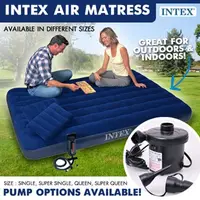 在飛比找蝦皮購物優惠-Intex Downy Inflatable Air Bed