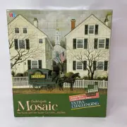 1988 Charles Wysocki Mosaic Challenging Puzzle "Jacob Amherst Dove"New Read Disc