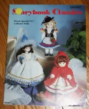 Storybook Classics Crochet 10 Pattern Book Heidi/Queen of Hearts/Snow White+++
