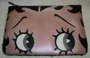 Betty Boop x Ipsy Cosmetics Make-Up Bag Purse Wallet Women's Pink Black Sequined
