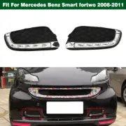 2Pcs LED DRL Daytime Running Lamps Driving Light For Benz Smart Fortwo 2008-2011 (for: Smart)
