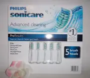 Philips Sonicare ProResults Replacement Toothbrush Tooth Brush Heads 5 pack