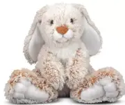 Melissa & Doug 7674 Burrow Easter Bunny Rabbit Stuffed Animal,Extra-Soft NWT NEW
