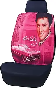 Midsouth Products Elvis Presley Pink with Guitars Universal Auto Seat Cover - 1 Pc