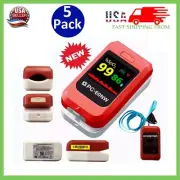 5 x Pack Fingertip Pulse Oximeter Blood Oxygen Meter SpO2 PR Heart Rate Monitor
