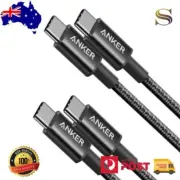 Anker USB-C to USB-C Cable Compatible for iPhone 15 Series-Black (3.3ft, Braided