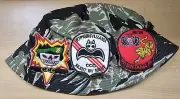 Vietnam War MACV SOG CCC Short Brim Tadpole Tiger Stripe Hat Set #6 - Size 7 1/2