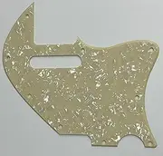 For Fit Fender Merle Haggard f Hole Telecaster Style Guitar Pickguard (1 Ply Cream Pearl)