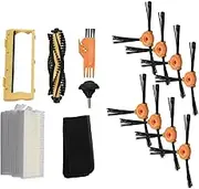 Voniecop 18Pcs Side Brush Main Brush Frame Cover Caster Wheel Filter for DEEBOT 600 601 605 710 N79 N79S Vacuum Cleaner Spare Parts