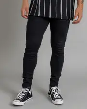 [Lucid] Lucid Men's Obscure Jeans in Black Size 32 32 Black