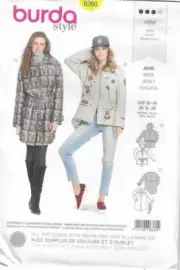 50 BURDA 6360: JACKET SIZE 10-20 SEWING PATTERN