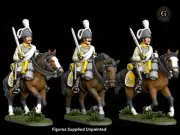 Napoleonic 20mm 1/72 Saxony Cuirassiers Line Order X3 UNPAINTED Wargames