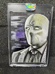 2022 Marvel Moon Knight Jay Perez shetch card Artist Signature 1/1 Auto