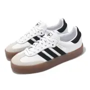 adidas Originals Sambae W Cloud White Black Women Casual Platform Shoes JI1349