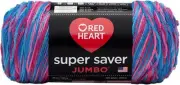 2 Pack Red Heart Super Saver Jumbo Yarn-Bonbon E302C-784