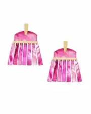 NWT Kendra Scott Layne Magenta MOP Earrings