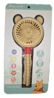 Disney Baby Stroller Fan Winnie The Pooh - rechargeable Battery Powered USB