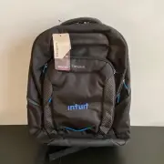NEW TARGUS ACTIVE COMMUTER LAPTOP BLACK BLUE BACKPACK BAG 24L INTUIT LOGO BRAND