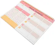 jojofuny Travel Planner Book Portable Writing Pad for Planning Trips Travel Checklist Notebook for Journey Recording for Adventure and Exploration