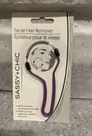 Facial Hair Remover Sassy-Chic Manual Epilator - Easily Removes