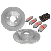 2 Rear Disc Rotors + Brake Pads for Cruze JG JH 2009-2012 CD CDX 1.8 2.0L Pair