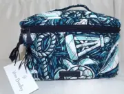 VERA BRADLEY Train Case Cosmetic Travel Bag - Shore Enough - Turtle Lobster NWT