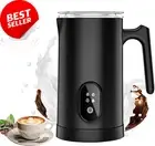 Electric Milk Frother Heater 4-In-1 for Latte Cappuccino Macchiato 14.5Oz