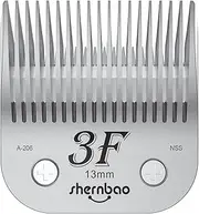 shernbao NSS Style Detachable Pet Clipper Blades, Made of Titanium Coating Ceramic & Stainless Steel, Compatible with Most Andis, Oster, Wahl A5 Clippers