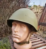 Original Military Helmet SSH 40 Steel WW2 Soviet Army RKKA WWII Russian 1948 LMZ
