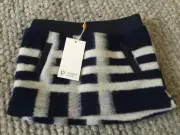 PUMPKIN PATCH blue white striped skirt BNWT Size 4