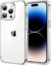 [JETech] Case for iPhone 14 Pro Max 6.7-Inch, Non-Yellowing Shockproof Phone Bumper Cover, Anti-Scratch Clear Back (Clear)