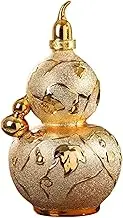 Mikinona Ceramic Gourd Wine Bottle Multi-Functional Drink Container for Home Liquor Holder with Smooth Rim for Wine Whiskey and Juices Unique Decorative