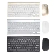 USB Slim Wireless Keyboard and Mouse Combo Set for PC Laptop Computer Mac