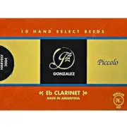 Gonzalez Eb Clarinet Reeds Strength 4.25, Box of 10