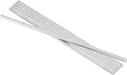 uxcell 6 Pcs Square Steel Key Stock, 1/4" x 1/4" x 12" Cold-Drawn 45# Steel Bars Precision Key Stock for Gearbox Coupling, Silver Tone