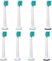 8 Compact Replacement Toothbrush Heads, Toothbrush Accessories, Compatible With Philips HX6023